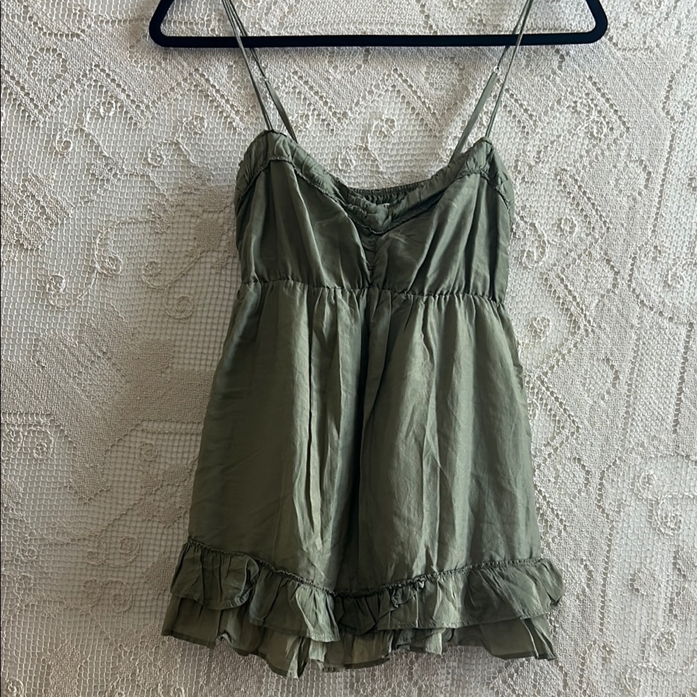Abercrombie & Fitch silk blend babydoll top